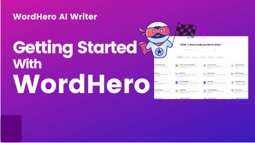 wordhero review ai writing tool dashboard